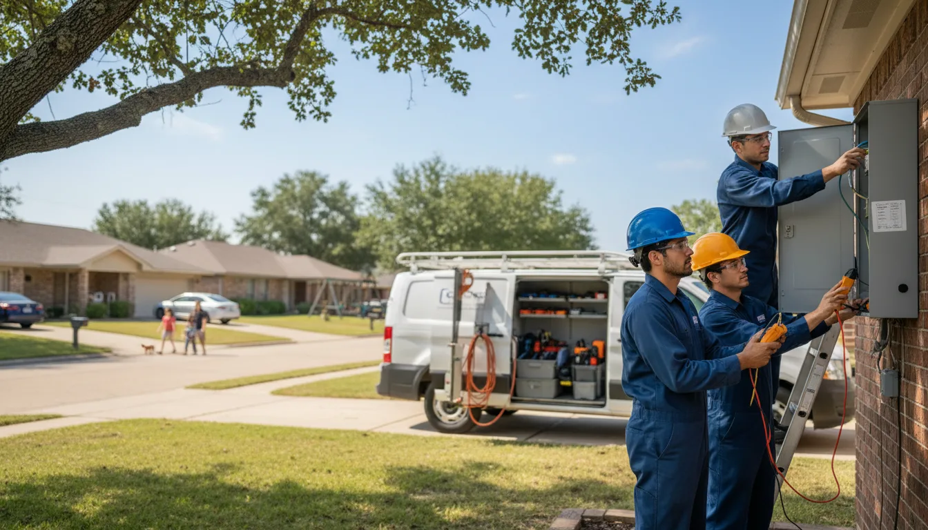 Certified electrician providing emergency electrical services in Farmersburg, IN
